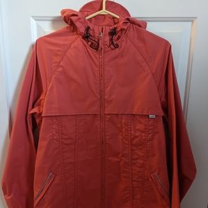 Levi's Commuter Cycling Jacket Size Small, Coral/Salmon Colour